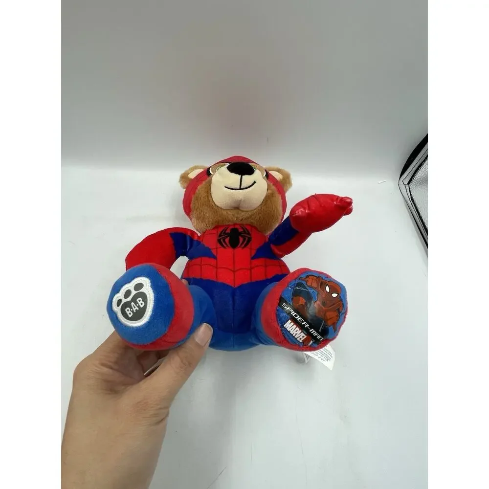 2016 Build A Bear Workshop Marvel Comics Spider Man Stuffed Plush Toy